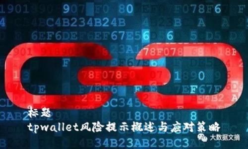 标题  
tpwallet风险提示概述与应对策略